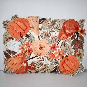 Homewear Festive Fall Gillman Placemats, Set of 4 #10634-044 NWT